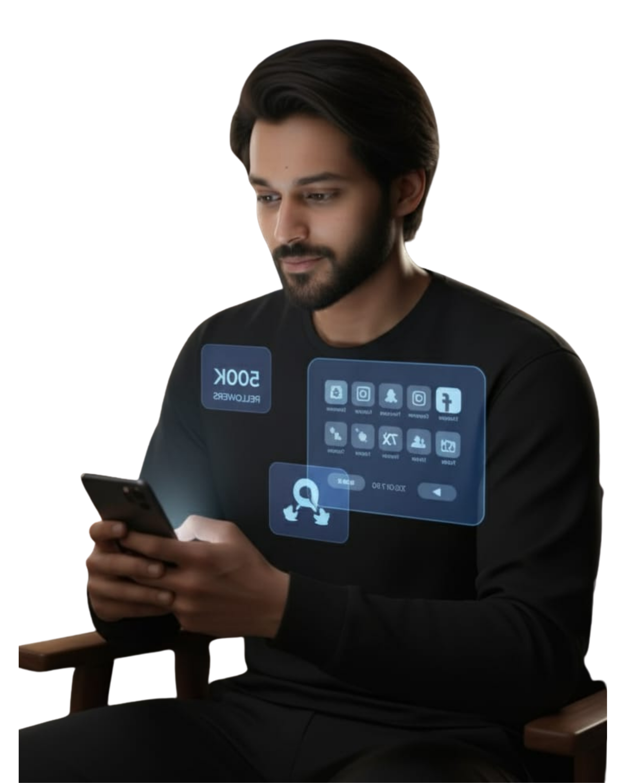 Ayyaz Ali with digital performance interface